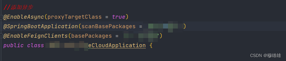 use of CGLib-based proxies by setting proxyTargetClass=true on @EnableAsync and/or @EnableCaching