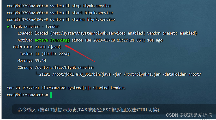 如何让你的blynk服务器随ubuntu系统启动？