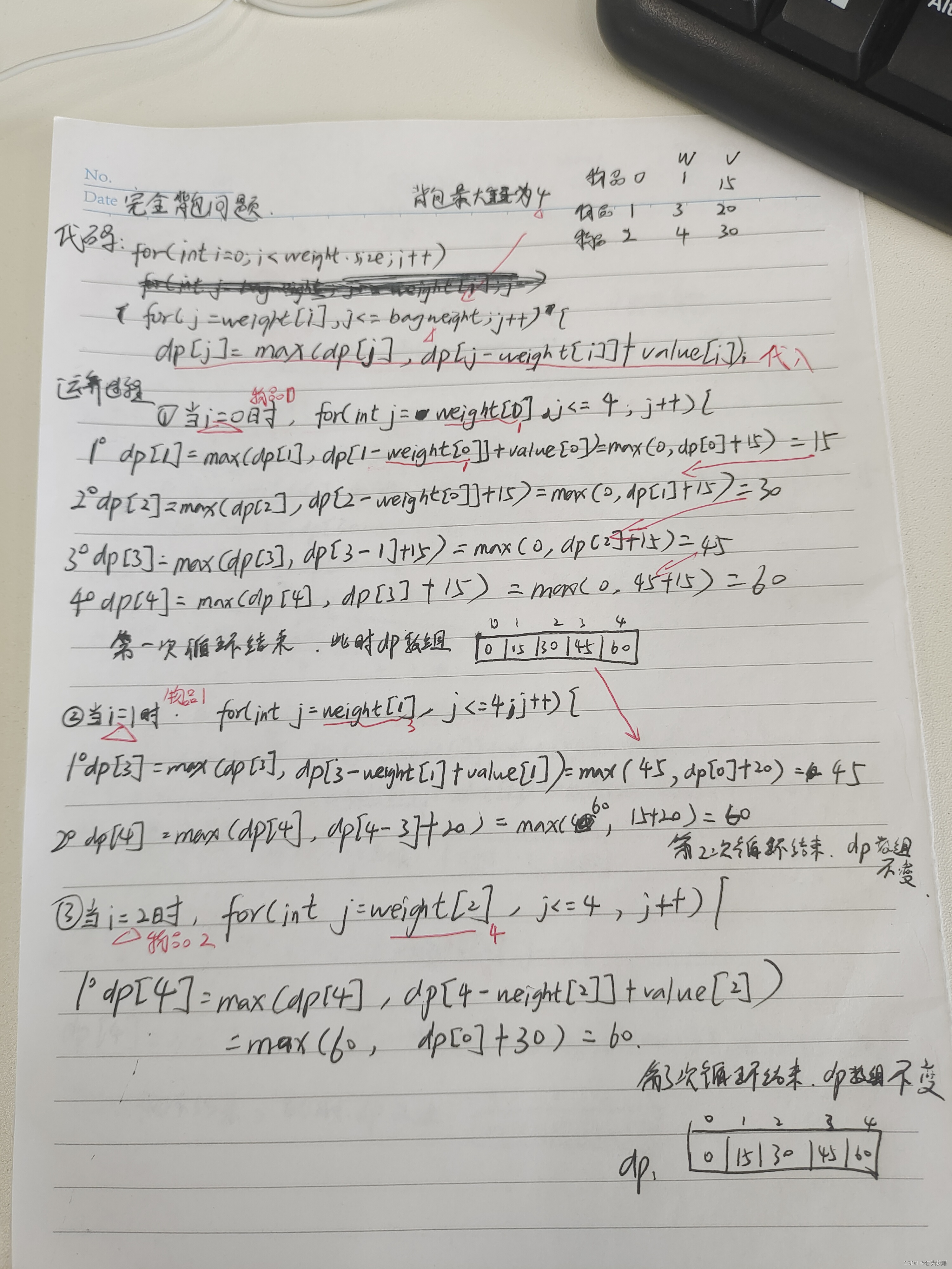 数据结构刷题（三十一）：1049. 最后一块石头的重量 II、完全背包理论、518零钱兑换II