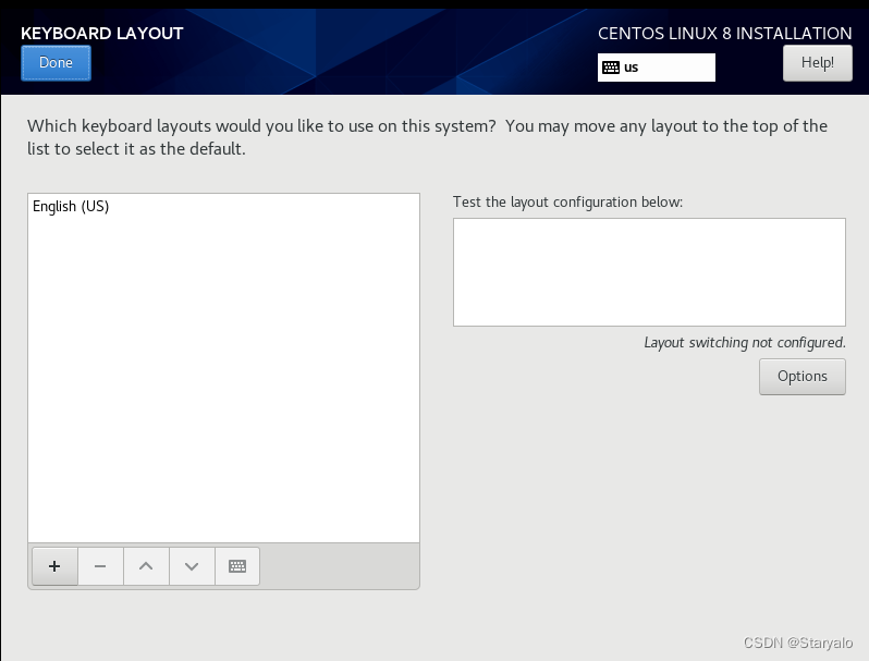 1.2.6 KEYBOARD LAYOUT