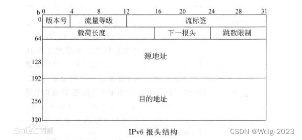 IPv6数据报格式