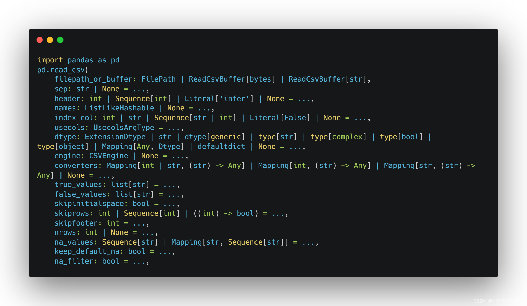 你真的会用 read_csv() 吗?_函数读取csv-CSDN博客