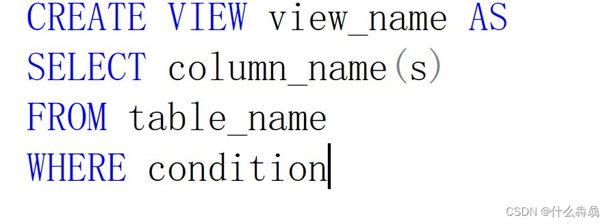 SQL VIEW（视图）_sqxviw-CSDN博客