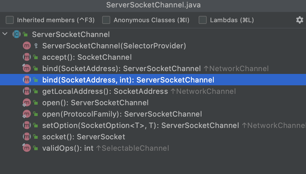 java.nio.channels.ServerSocketChannel_the maximum number of pending