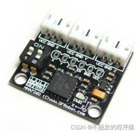 Arduino驱动MMA7260三轴加速度传感器（惯性测量传感器篇）