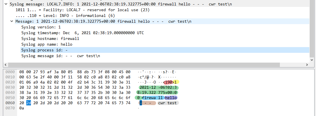 syslog RFC5424协议详解