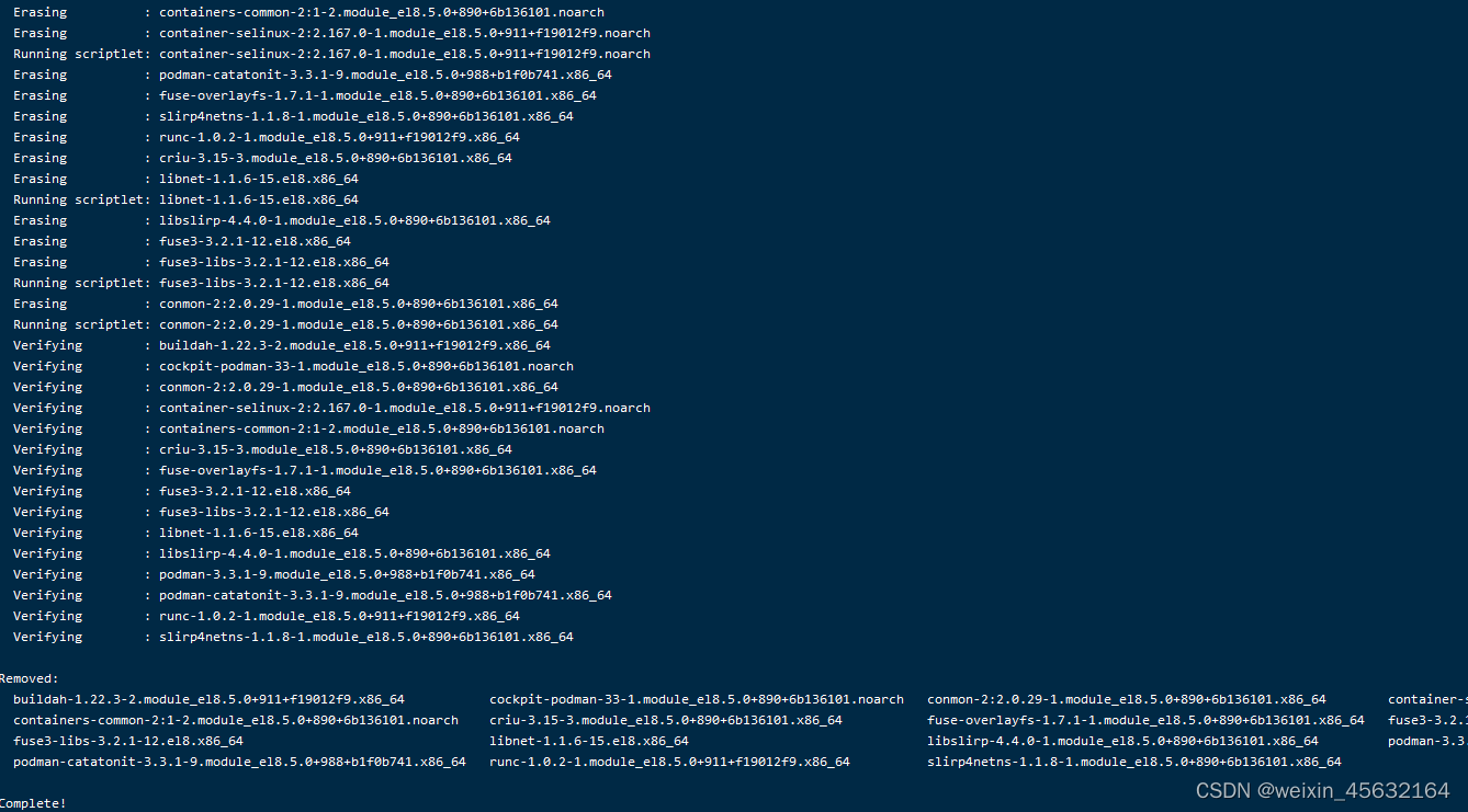 CentOS8.5 安装Docker报错Problem: problem with installed package buildah-1. ...