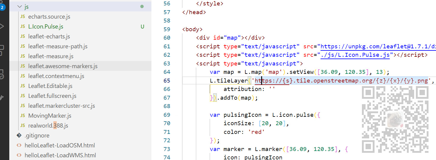 Leaflet中使用leaflet-cion-pulse插件实现波动的图标效果