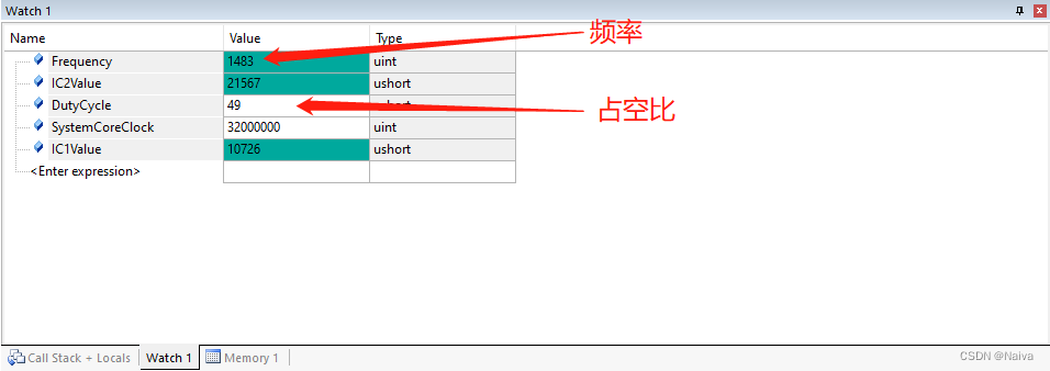 TIM输入捕获笔记 （计算编码电机的频率和占空比）