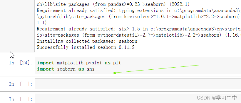 Jupyter ModuleNotFoundError: No Module Named ‘seaborn‘_jupyter Notebook ...