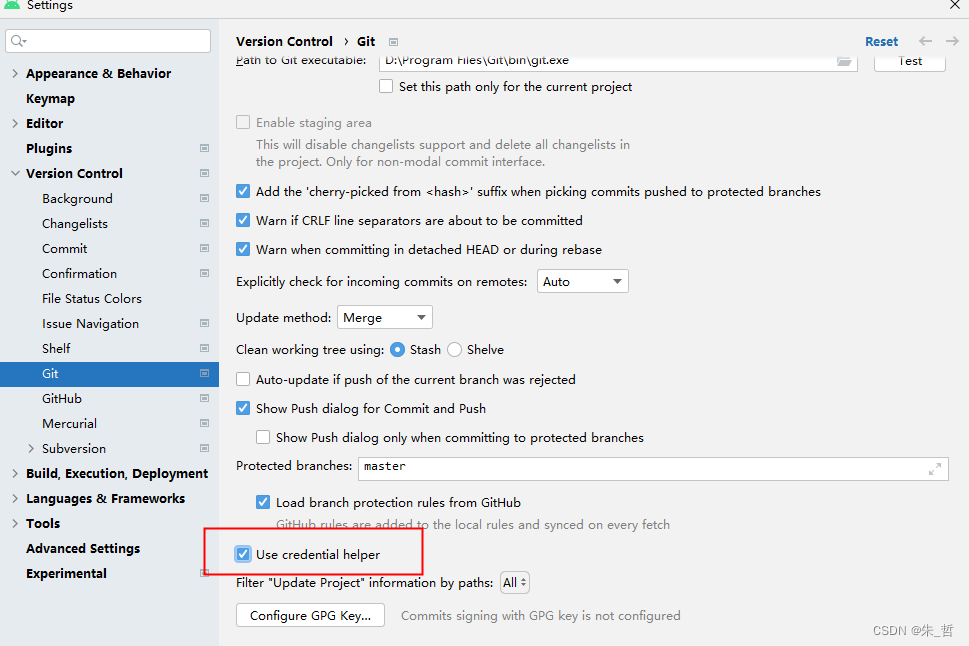 Android Studio使用git push报错_no such device or address failed to execute