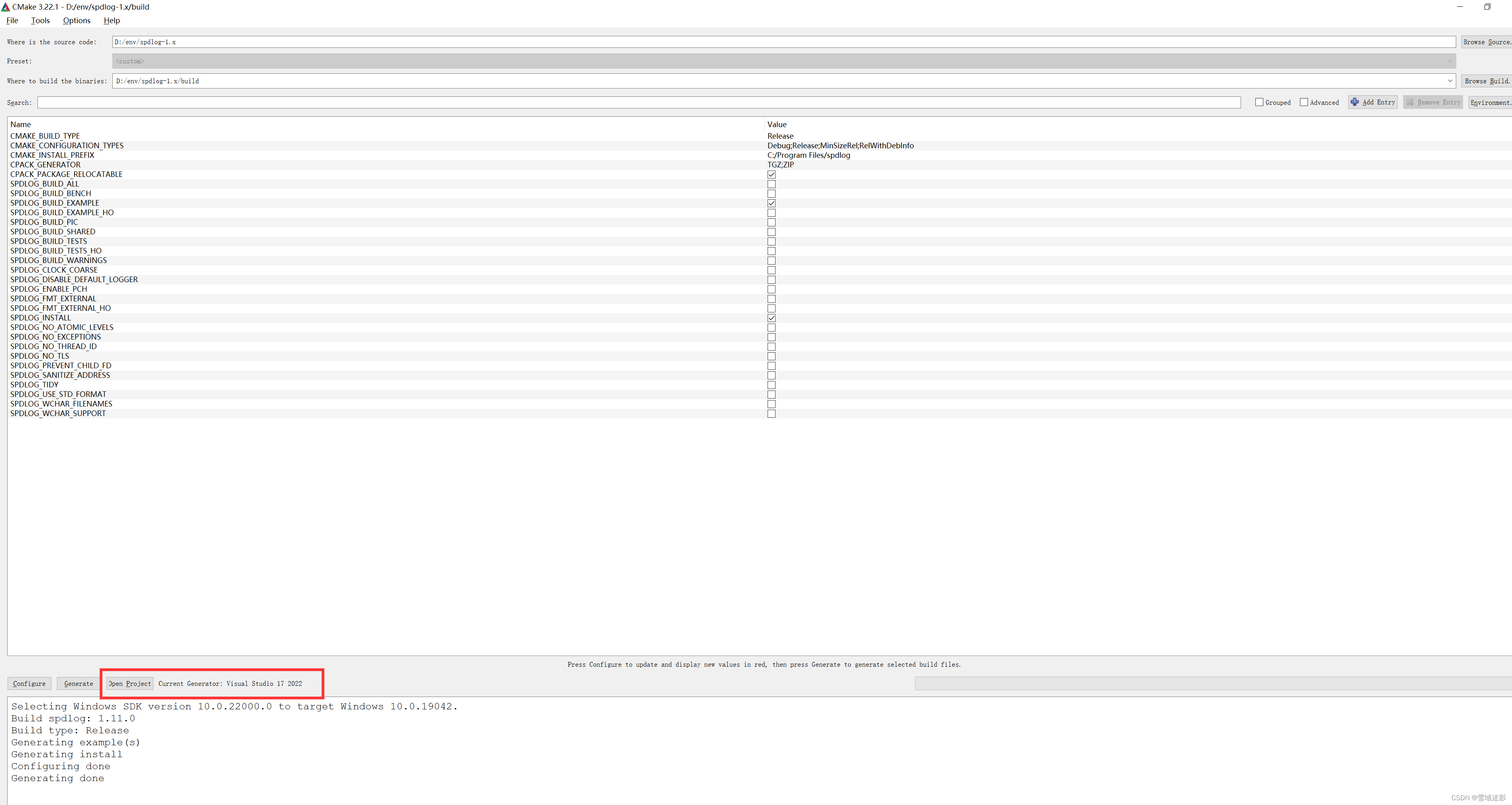 Open Project