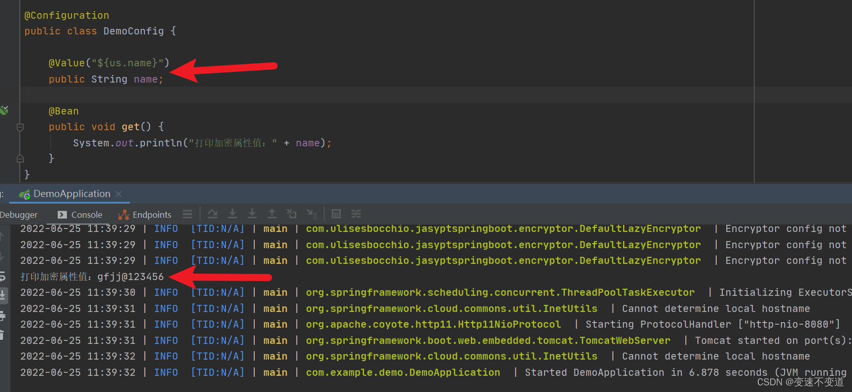 Springboot jasypt application yaml 