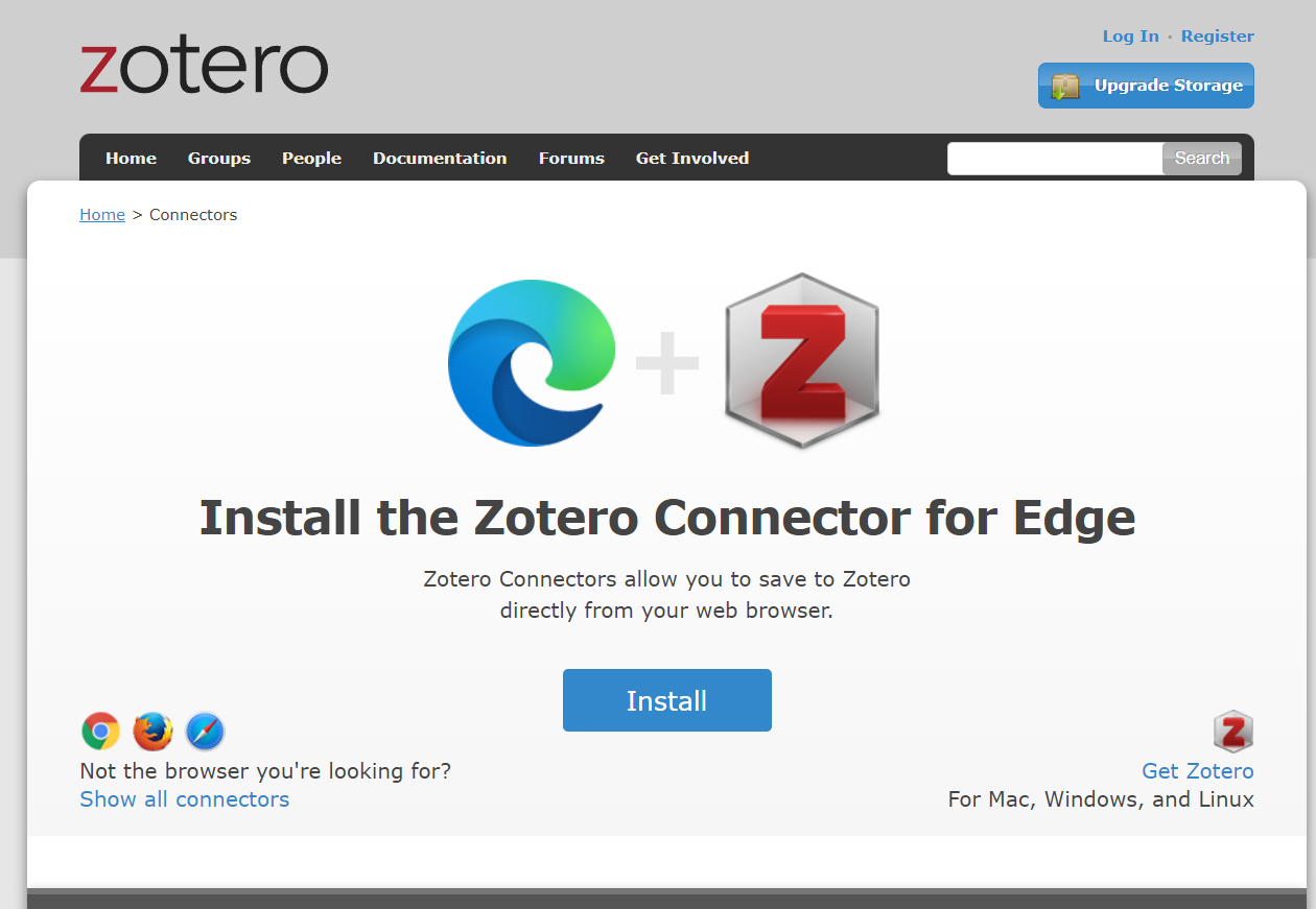 zotero safari connector not working