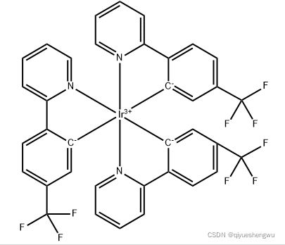 cas：500295-52-3，三(2-(4-三氟甲基苯基)吡啶)合铱 fac-ir(p-cf3ppy)3