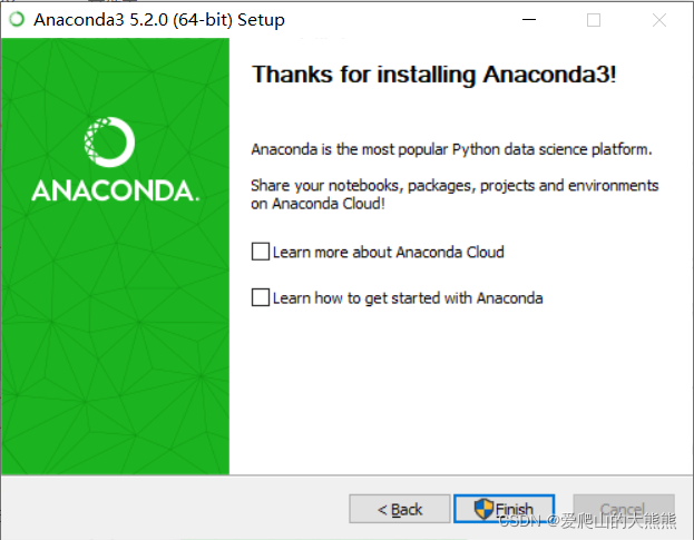 安装好Anaconda3