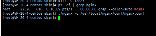 nginx启动缺少nginx.pid