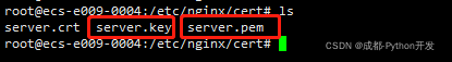 Nginx 服务器配置域名证书