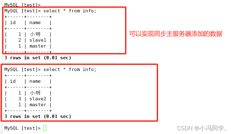 MySQL 主从复制、读写分离