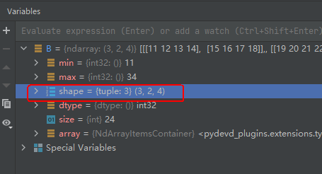 Python的Numpy库的ndarray对象(矩阵)初始化、属性调整、属性获取、基本操作示例代码积累