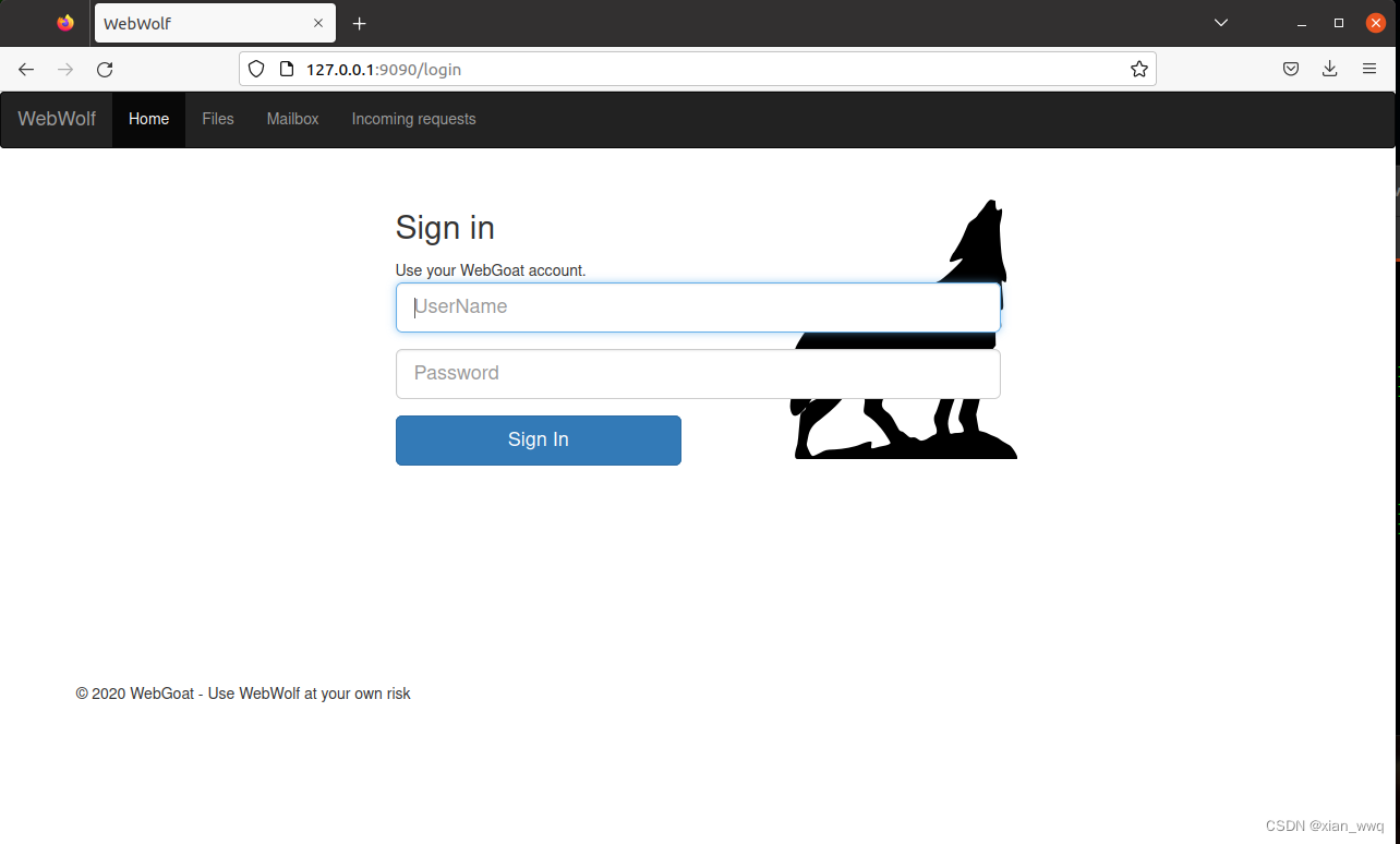 在Ubuntu环境下使用docker配置webgoat环境