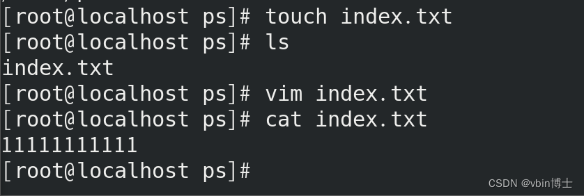 Linux 创建目录和文件