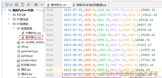 使用Python解析通达信本地lday数据结构