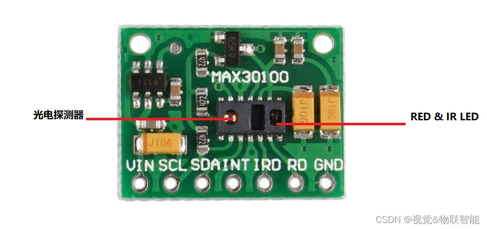 Arduino开发实例-MAX30100 脉搏血氧仪传感器驱动