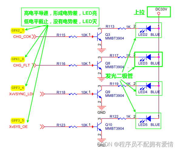 LED原理图