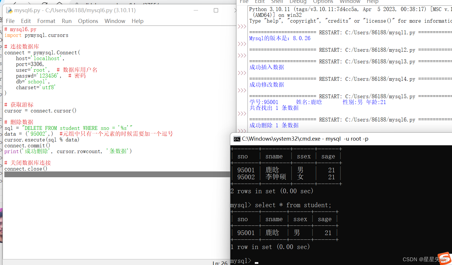 使用Python操作MySQL数据库