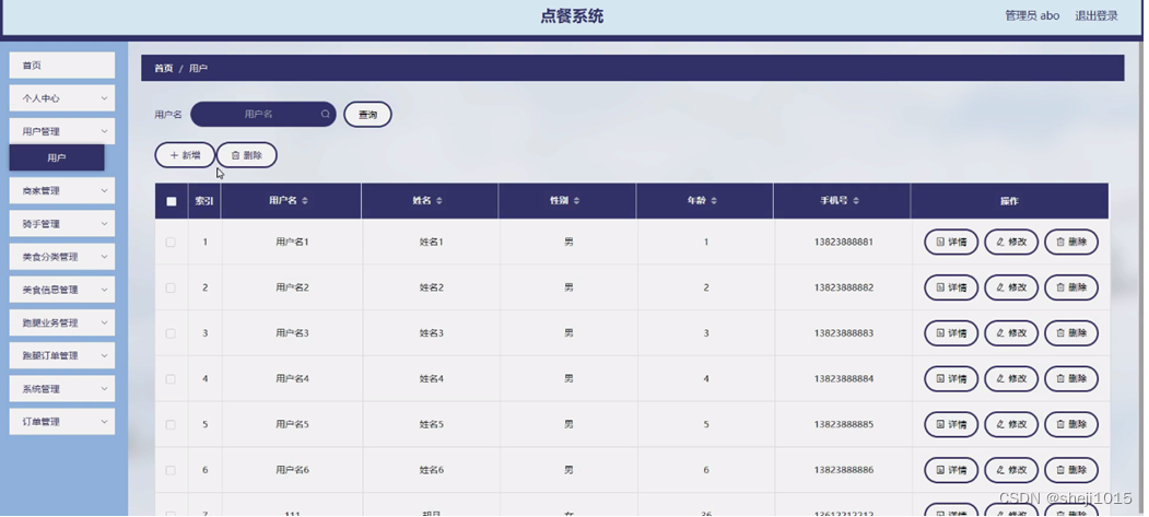 [附源码]计算机毕业设计点餐系统Springboot程序