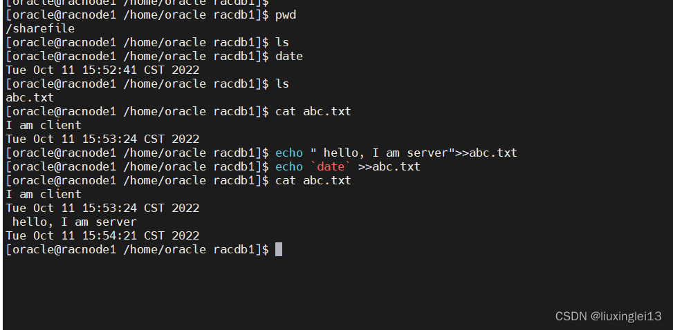 LINUX 下创建NFS共享目录