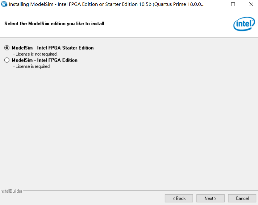 Quartus Prime 18.0与ModelSim的安装_intel庐 quartus庐 prime standard edition ...