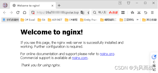 树莓派+Docker+cpolar（内网穿透）+Nignx