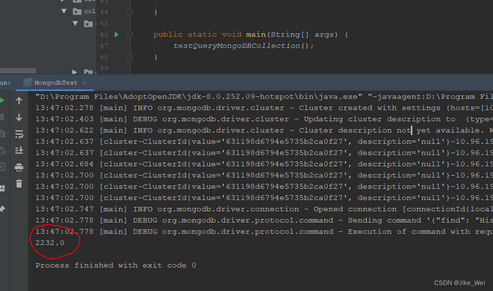 记录JAVA获取MongoDB中Document对象指定字段值_java 取mongodb document double类型CSDN博客