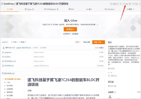 ▲ 图6.3.1 Gitee上开源资料网页