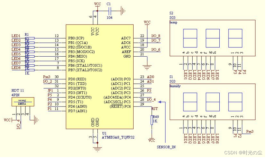 DHT11 数字湿温度传感器的原理和应用范例