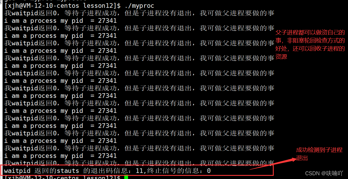 【Linux】进程控制(wait 和 waitpid)的理解和使用_ret-wait-CSDN博客