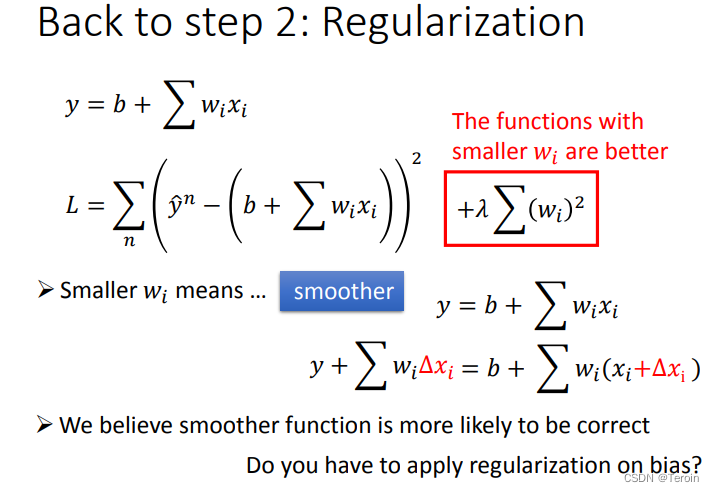 Regularization