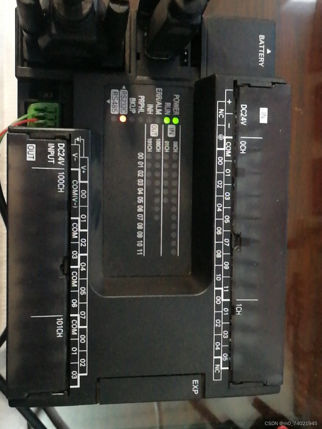 欧姆龙cp系列plc自由口通讯台达VFD-M变频器示例