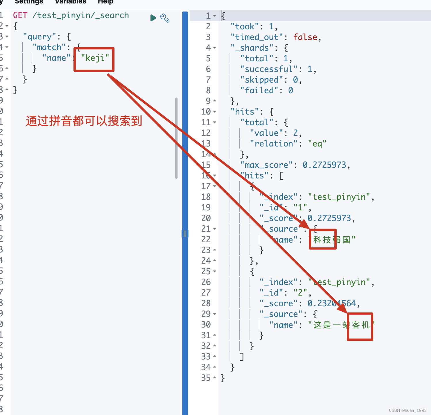 elasticsearch实现基于拼音搜索