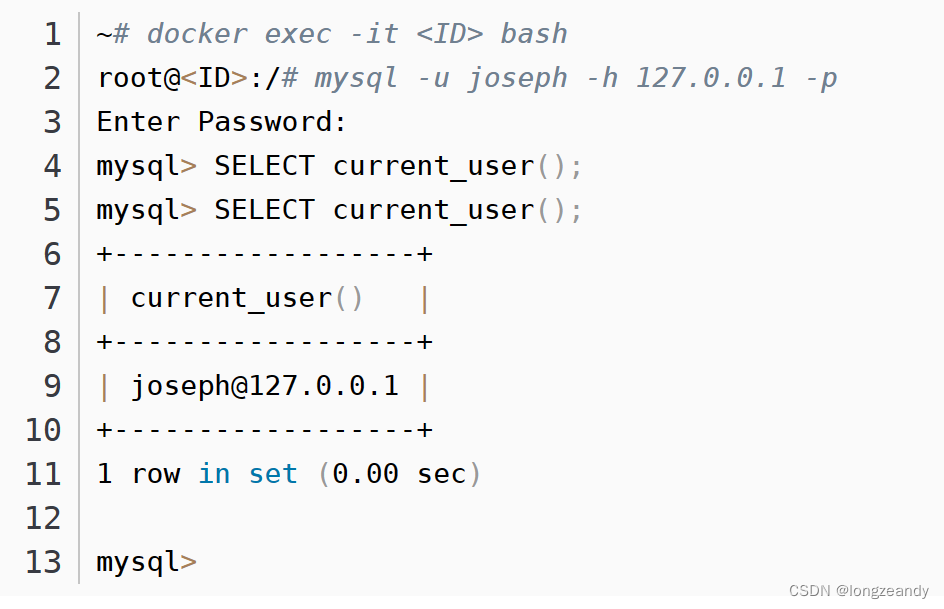 【Docker】【MySQL】(Ubuntu) Access denied for user ‘＜user＞‘@‘172.17.0.1 ...