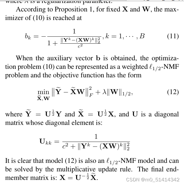 CAUCHY NMF FOR HYPERSPECTRAL UNMIXING