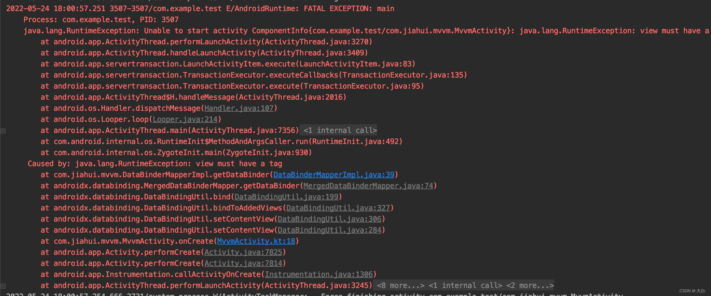 Databinding java.lang.RuntimeException: view must have a tag-CSDN博客 image.