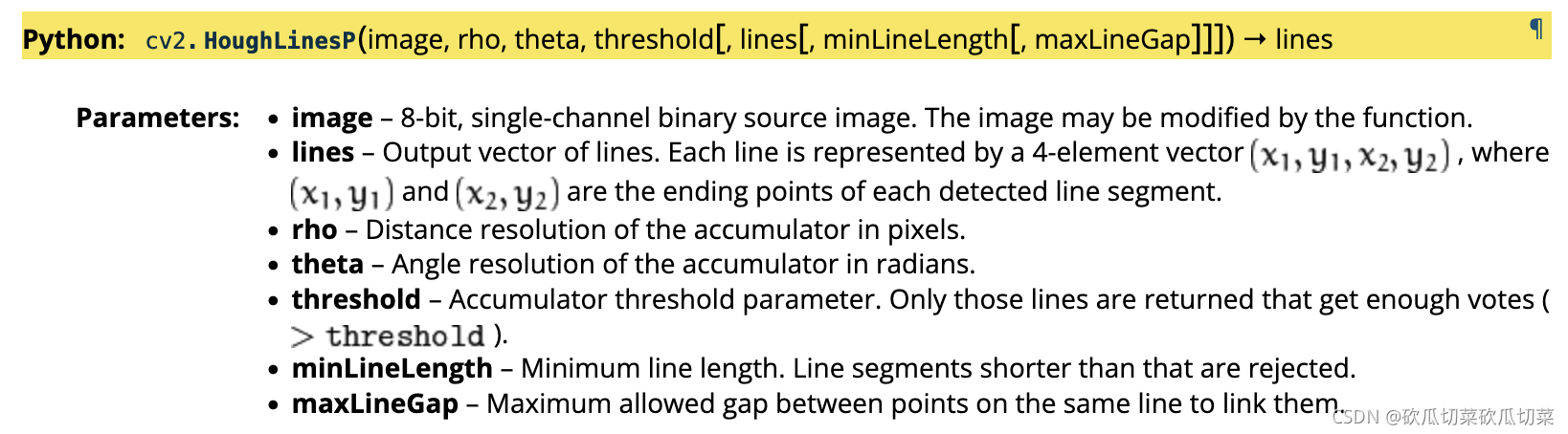 【opencv-python】概率霍夫变换_probabilistic hough transform-CSDN博客