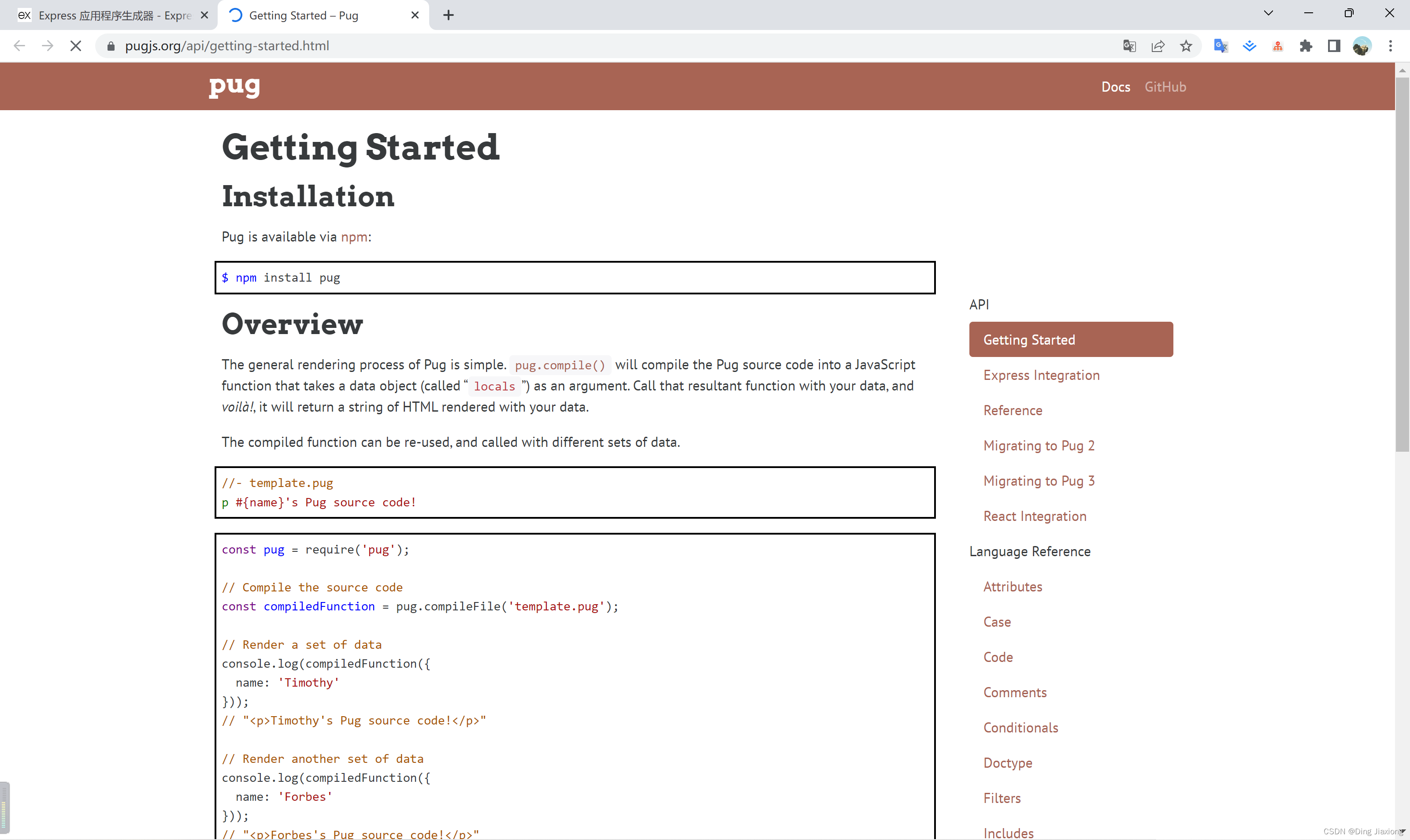 Express 3 快速入门 Express 应用程序生成器_npx expressgeneratorCSDN博客