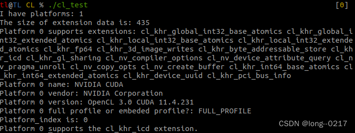 Ubuntu 安装 CUDA 与 OPENCL