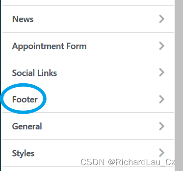 Footer自定义