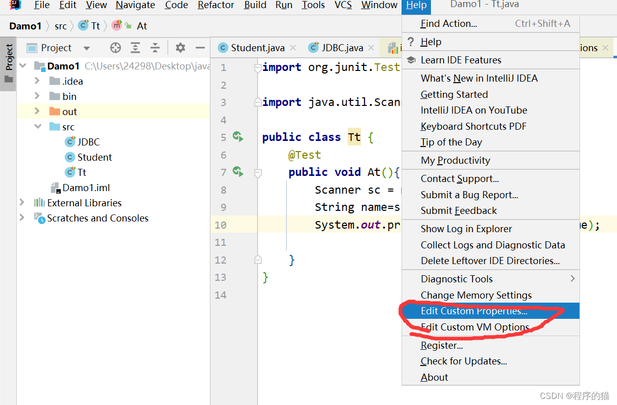 解决IDEA中使用junit测试无法使用键盘录入功能（Scanner）_this view is readonlyCSDN博客