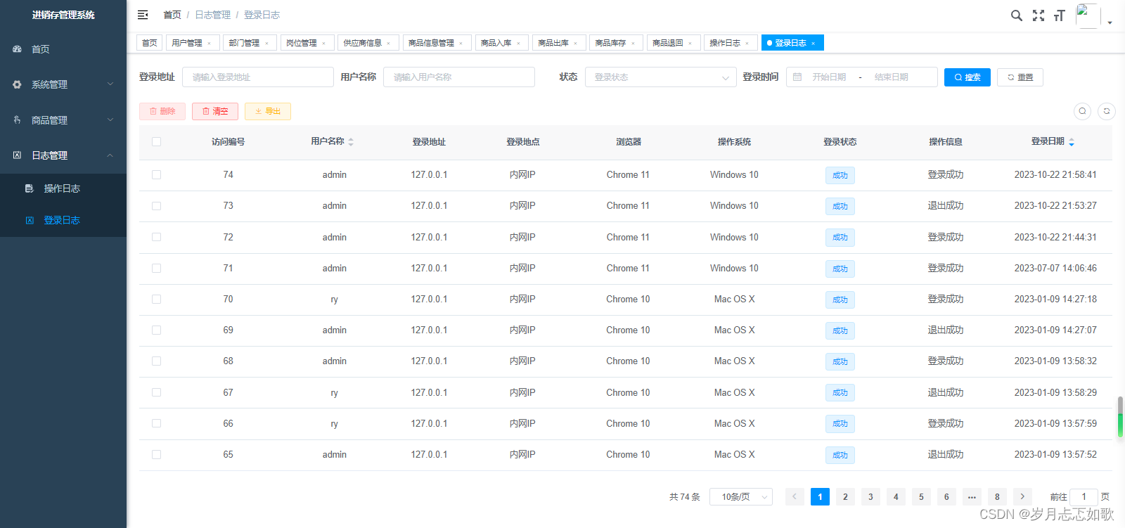 《009.Springboot+vue之进销存管理系统》